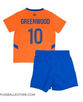 Günstige Olympique de Marseille Mason Greenwood #10 3rd trikot Kinder 2024-25 Kurzarm (+ Kurze Hosen)